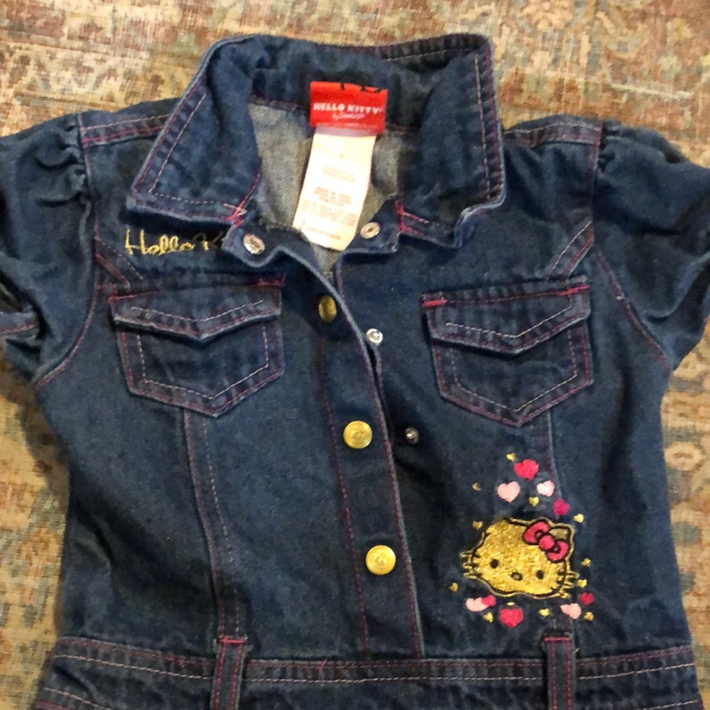 Jean hello kitty dress